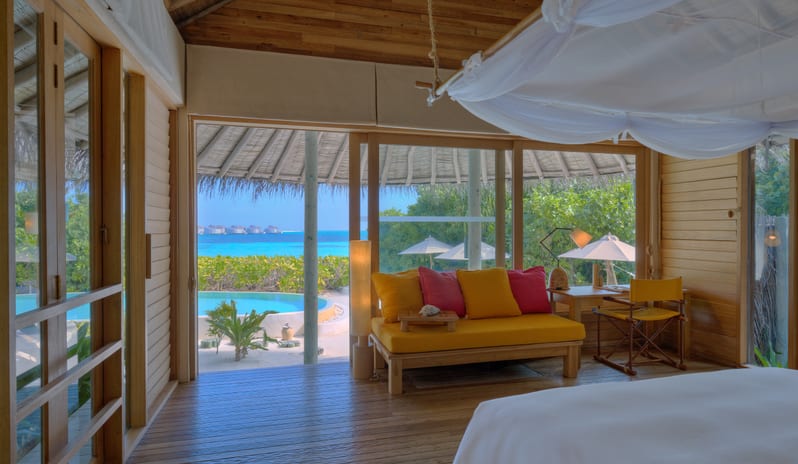 Two-Bedroom Lagoon Beach Villa with Pool interior